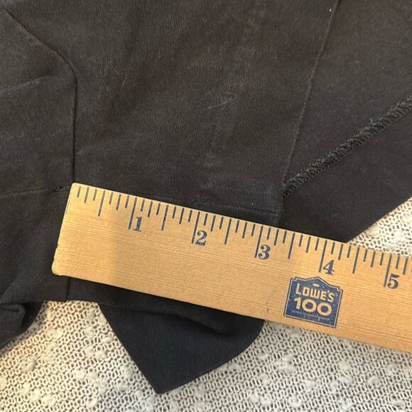 SPANX Polished Stretch Cotton Shorts Black Women's size LARGE - Picture 9 of 12